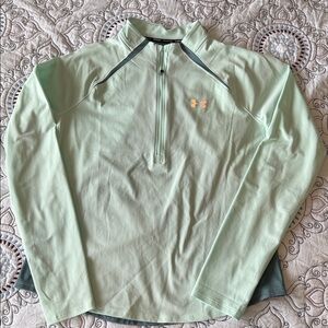 Under Armour Light Green Quarter-Zip Top